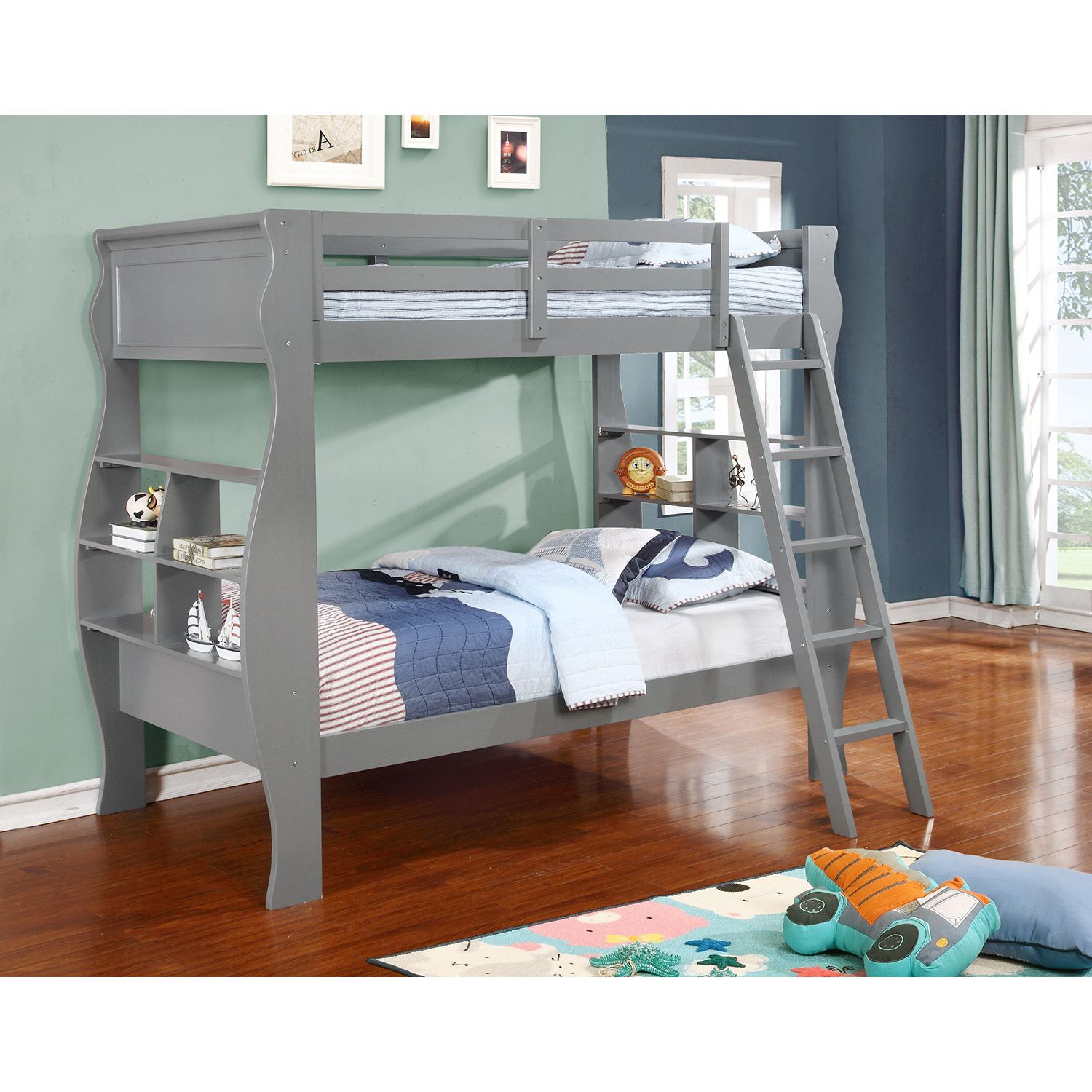 Casey Twin Bunk Bed – Select Color