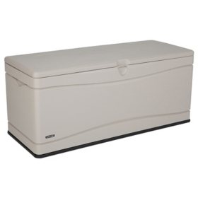 Lifetime Outdoor Storage 130-Gallon Deck Box, Desert Sand