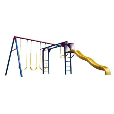 Lifetime Monkey Bar Adventure Swing Set Primary Colors