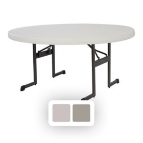 Lifetime 60" Round Professional Grade Folding Table (Assorted Colors) 