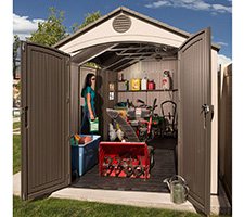 Lifetime 15' x 8' Dual-Entry Outdoor Storage Shed - Sam's Club