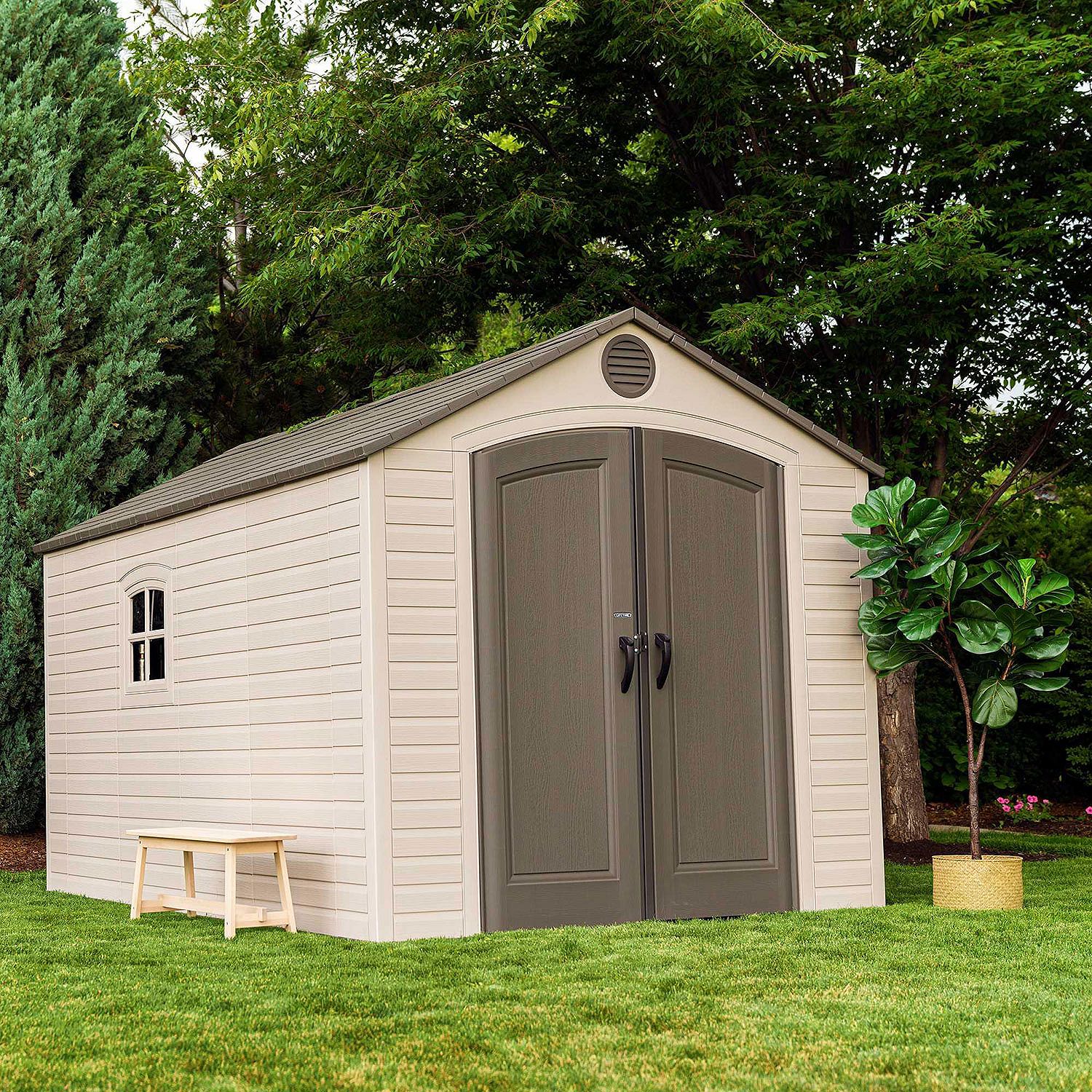 Lifetime 8' x 12.5' Outdoor Storage Shed | eBay