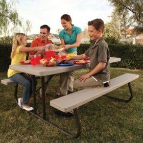 Lifetime 6 Single Folding Picnic Table Sam S Club