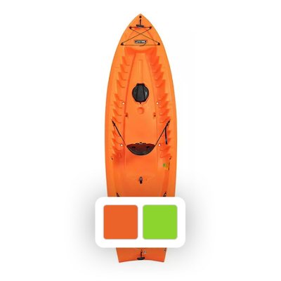 Lifetime Kokanee 10'6" Tandem Kayak:- Neon Orange