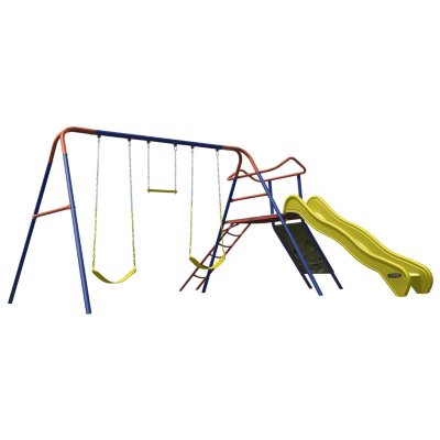 climb and slide playset