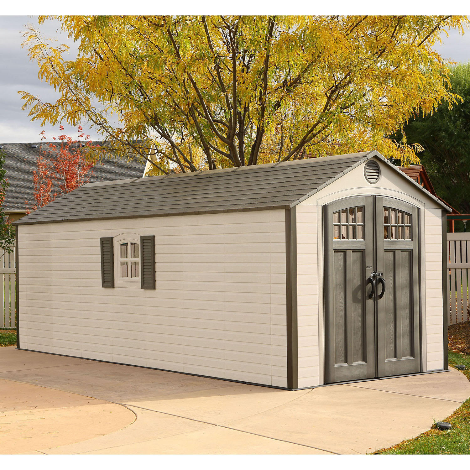 Lifetime 8′ x 20′ Outdoor Storage Shed