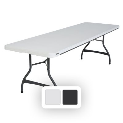 Lifetime 22980 8-Foot Folding Table White Granite