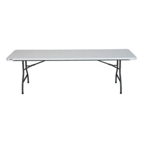 Lifetime 8' Commercial Grade Folding Table, Select Color