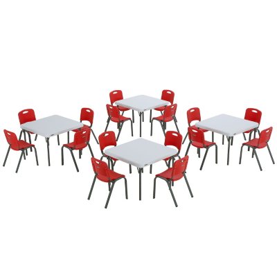 lifetime childrens table and chairs combo