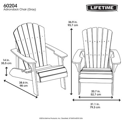 Sam's club lifetime adirondack sale