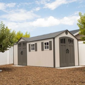 Lifetime 8' x 17.5' Outdoor Storage Shed Dual Entry