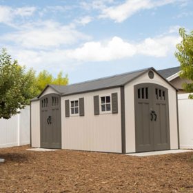Lifetime 8' x 17.5' Outdoor Storage Shed (Dual Entry)