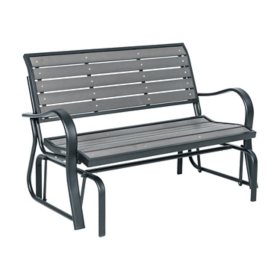 Lifetime Weather-Resistant Glider Bench, Choice of Color