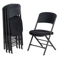 Lifetime Padded Commercial Folding Chair, 4 Pack, Choose a Color