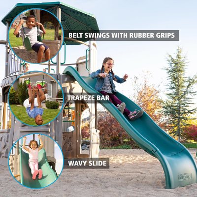 Lifetime Adventure Tower Swing Set Playset Sam s Club