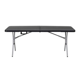 Lifetime 6-Foot Fold-In-Half Table (Light Commercial), 80788