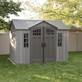 Lifetime 10' x 8'  Rough Cut Outdoor Storage Shed 		