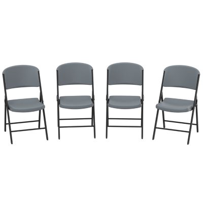 Lifetime Commercial Grade Contoured Folding Chair 4 pack 