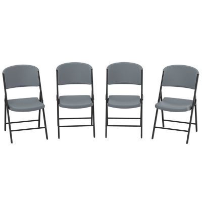 Lifetime Commercial Grade Contoured Folding Chair 4 Pack Choose