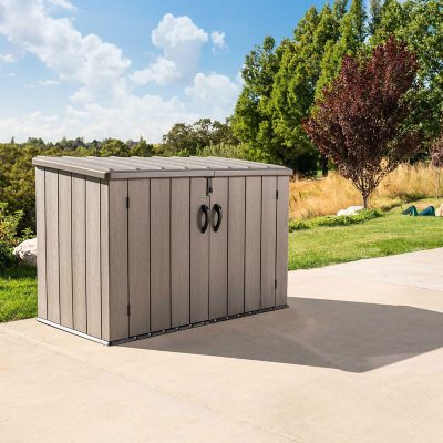 Lifetime Horizontal Trash Can Storage Shed (60170)