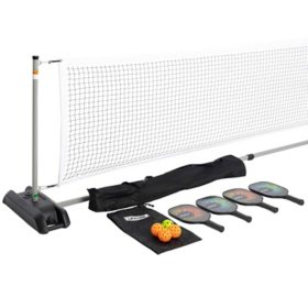 Lifetime Pro Pickleball Set, Includes Net, Balls and Paddles