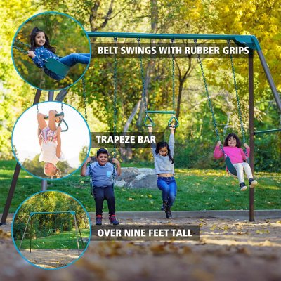 Lifetime 10 foot metal swing sale set