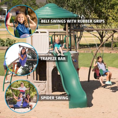 Lifetime swing set black 2024 friday