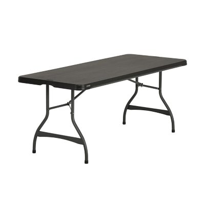 Lifetime 6' Commercial Grade Stacking Folding Table, Assorted Colors