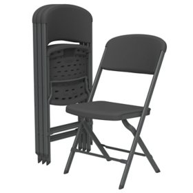 Lifetime Commercial Folding Chair, 4 Pack, Assorted Colors