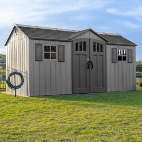 Lifetime 15 Ft. x 8 Ft. Dual Entry Outdoor Storage Shed