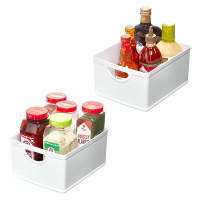  iDesign Plastic Organizer Kitchen Storage Bin Set