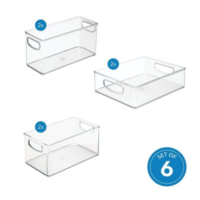 iDesign 6-Piece Recycled Kitchen Organization and Storage Set, 1