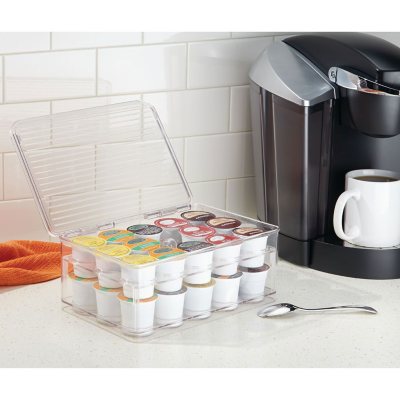 K-cup Holder With Two Sections -   Keurig coffee station, Coffee  storage, K cup holders