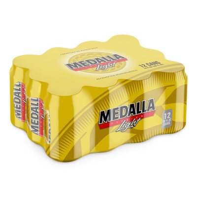 Medalla Premium Light Lager Beer, 10 fl. oz. can, 12 pk. - Sam's Club