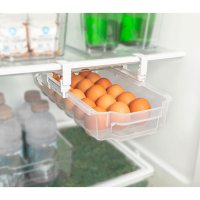 Smart Design Pull-Out Drawer Egg Organizer