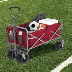 Smart Design NCAA Heavy-Duty Collapsible Sports Wagon/Beach Cart - Choose Your Team