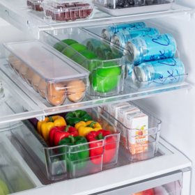 Smart Design 5-Piece Fridge and Freezer Storage Bins