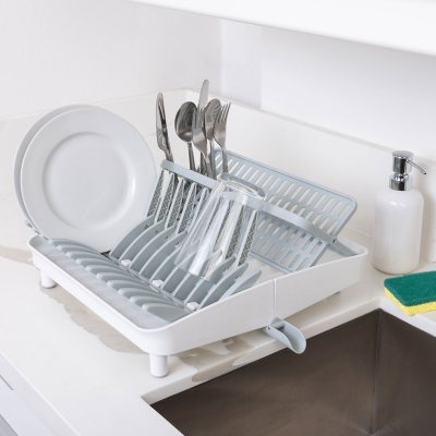 Smart Design Foldable Dish Drainer Rack Sam s Club