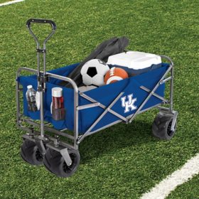 Smart Design NCAA Heavy-Duty Collapsible Sports Wagon/Beach Cart (Assorted Teams)