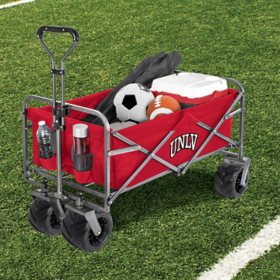 Smart Design NCAA Heavy-Duty Collapsible Sports Wagon/Beach Cart (Assorted Teams)