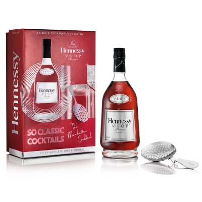 Moet & Chandon Rose & Hennessy VSOP Cognac Combo Package 750ml