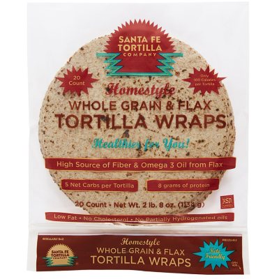 Santa Fe Tortilla Homestyle Whole Grain Tortilla 40oz Sam S Club