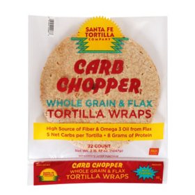Santa Fe Tortilla Company Homestyle Whole Grain with Flax Tortilla Wrap (22ct.)