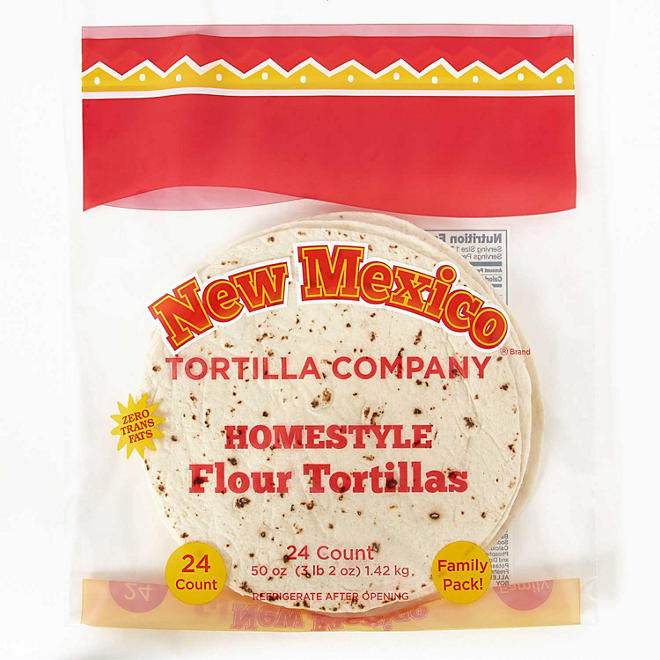 New Mexico Tortilla Company 8" Homestyle Flour Tortillas (25 oz., 2 pk.)