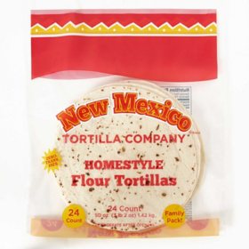 New Mexico Tortilla Company 8" Homestyle Flour Tortillas 25 oz., 2 pk.