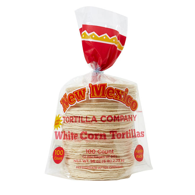 New Mexico Tortilla Company 6" White Corn Tortillas (100 ct.)