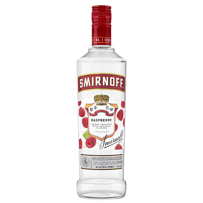 Smirnoff Raspberry Vodka (750 ml)
