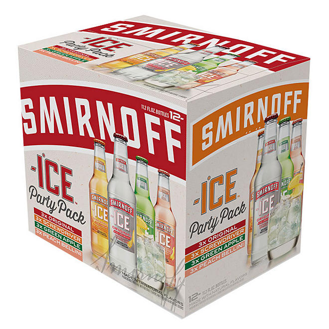 Smirnoff Ice Party Pack 11.2 fl. oz. bottle, 12 pk.