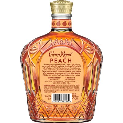 Crown Royal Peach Flavored Whisky 750 Ml Sam S Club