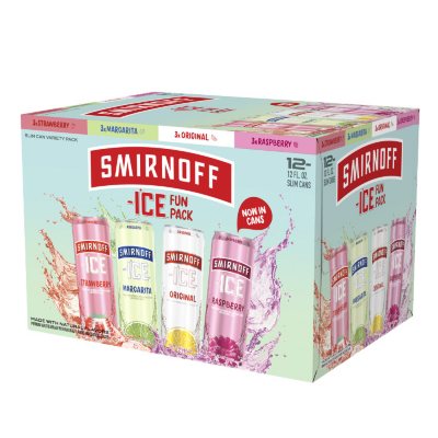 Smirnoff Ice Fun Pack (12 fl. oz. can, 12 pk.) - Sam's Club